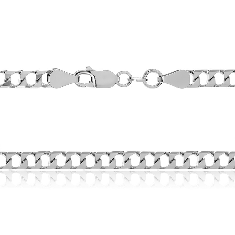 

Серебряная цепь Silvex925 родированная - 828Р 2/60, женская