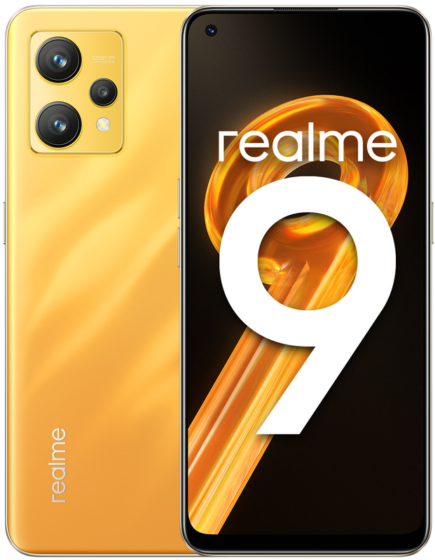 Мобильный телефон Realme 9 8/128GB Sunburst Gold – фото, отзывы ...