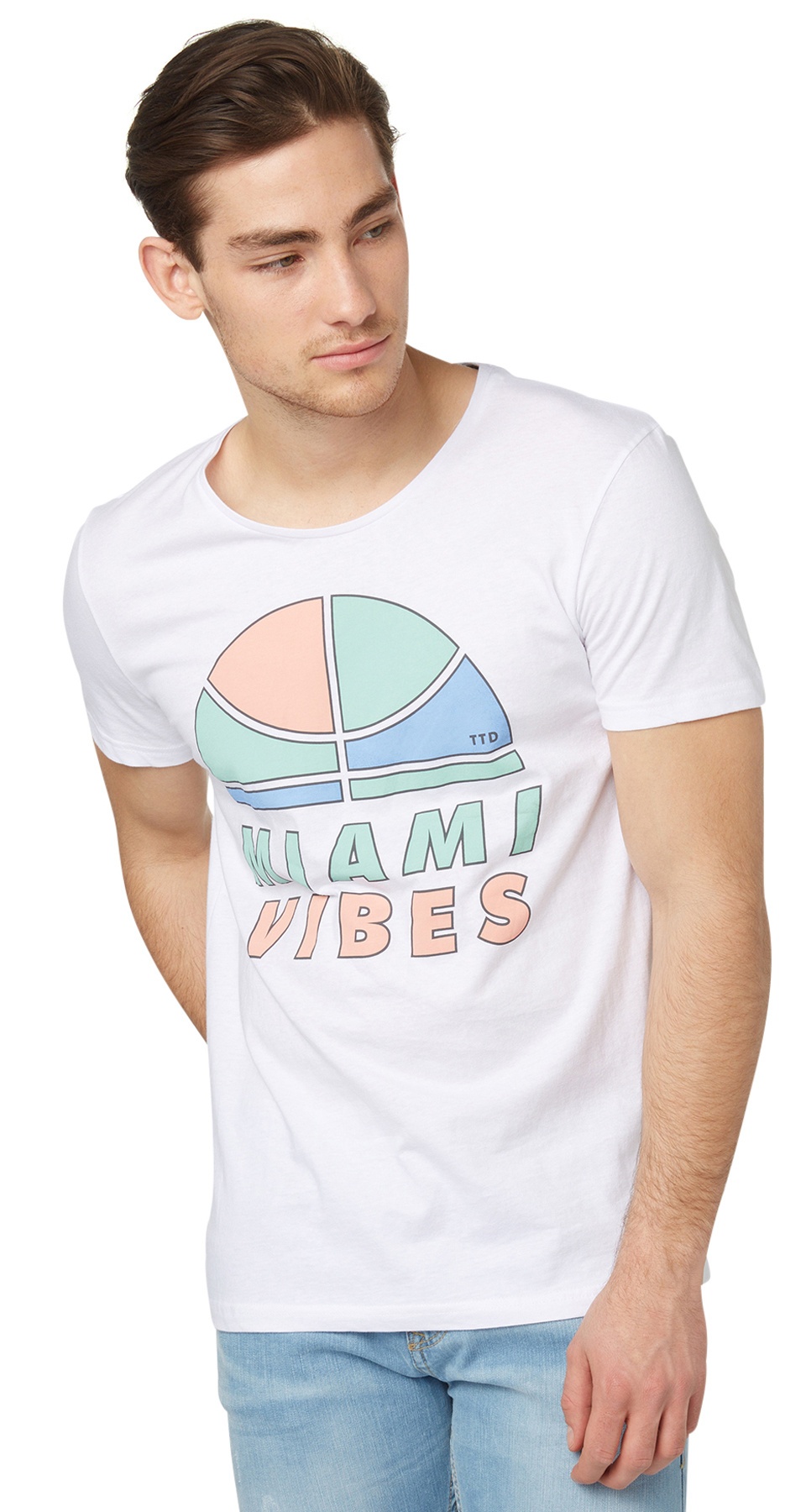 

Футболка Tom Tailor  Белый 103500200122000, Футболка Tom Tailor L Белый 103500200122000