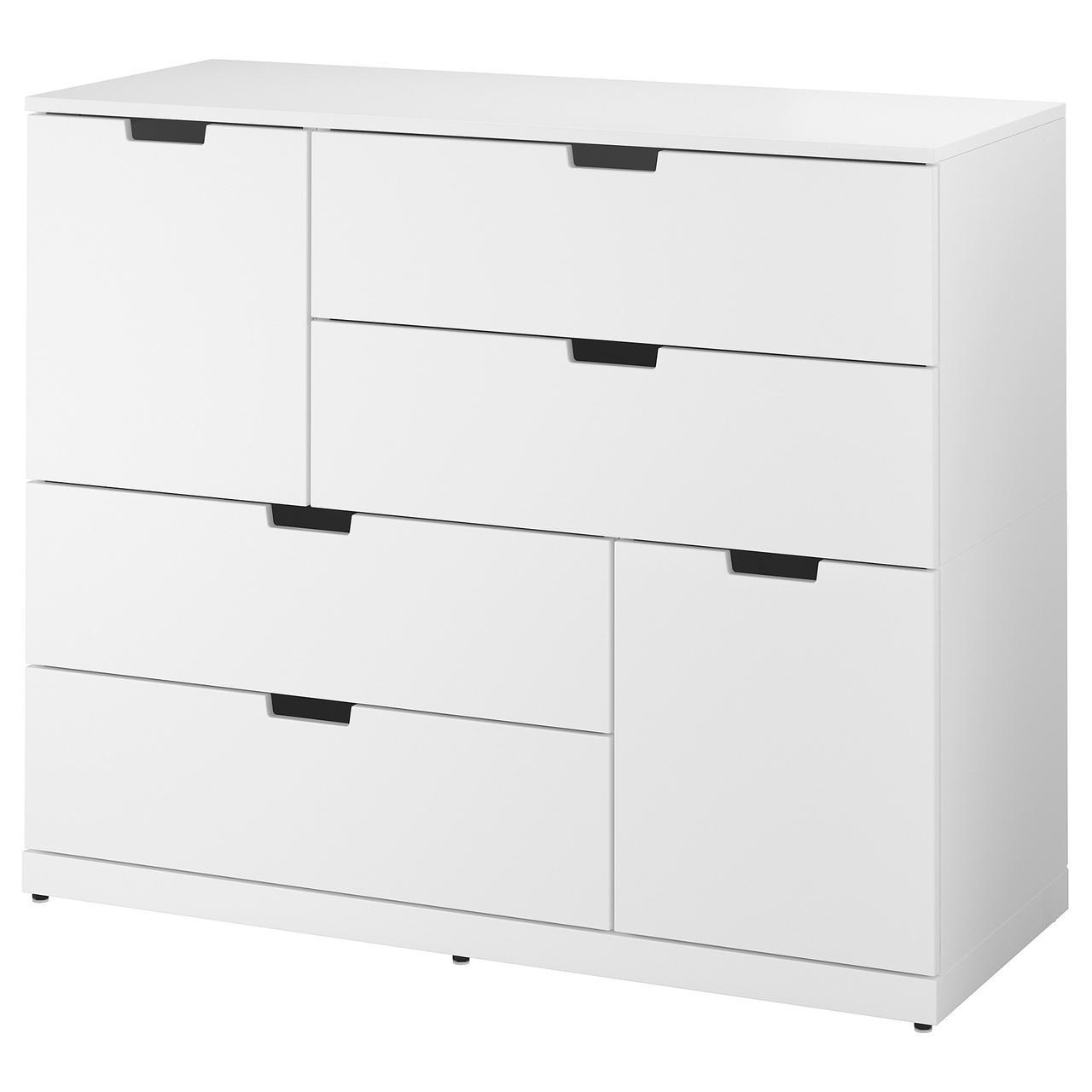 

Комод IKEA NORDLI 120x99 см 6 ящиков белый (692.766.33)