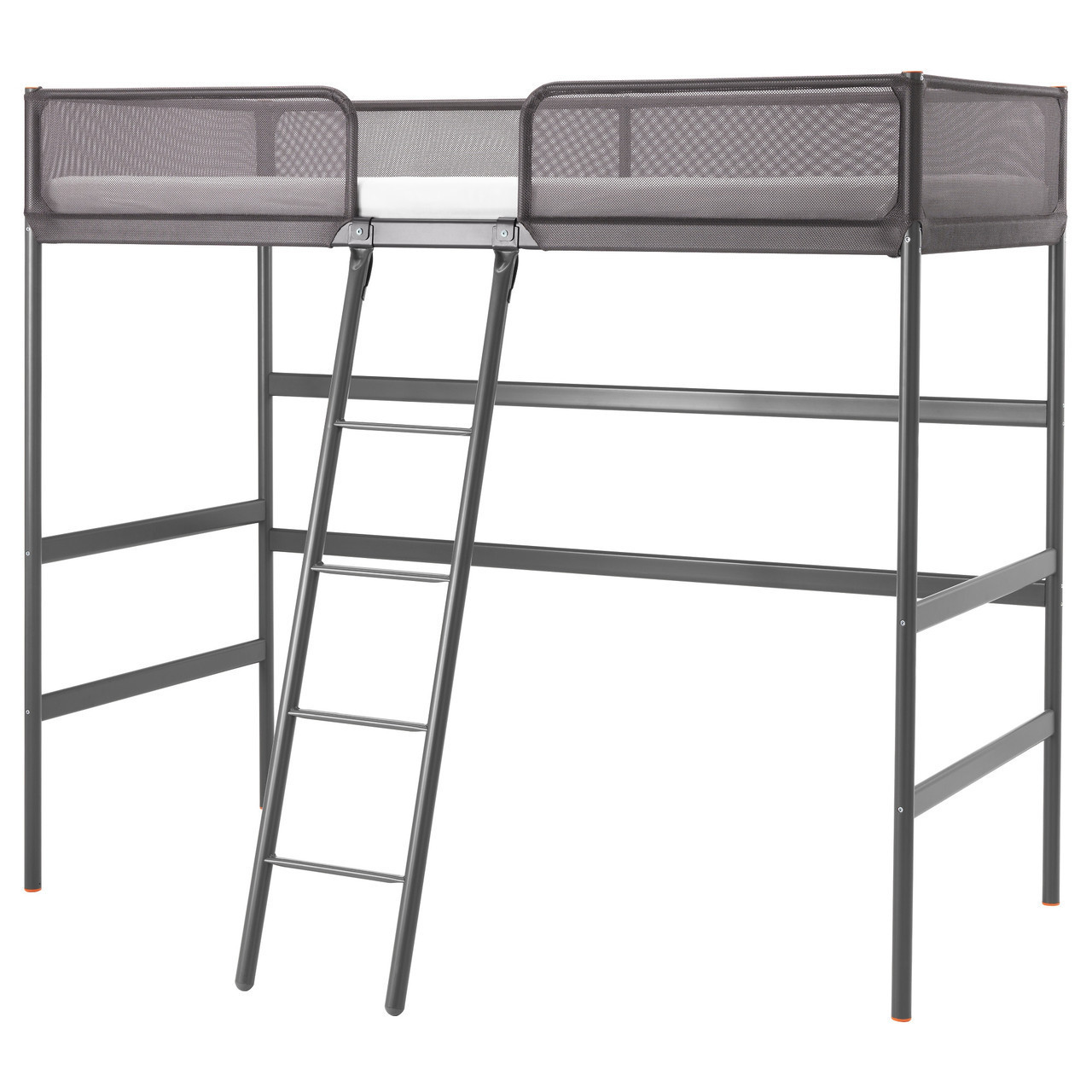 

Каркас кровати-чердака IKEA TUFFING 90x200 см темно-серый (902.994.49)