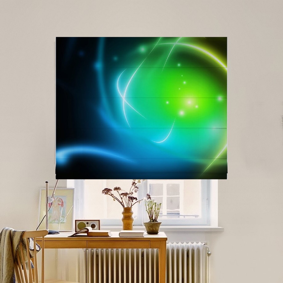 

Римская штора система Classic InHt Фотопечать Абстракция 13-316 Блэкаут 110х170 см