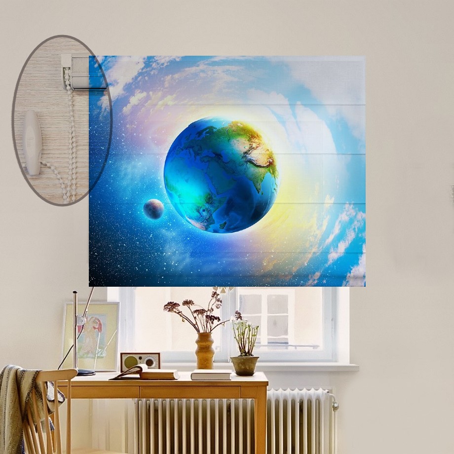 

Римская штора система Lux Coullise InHt Фотопечать Природа 05-950 Блэкаут 70х170 см
