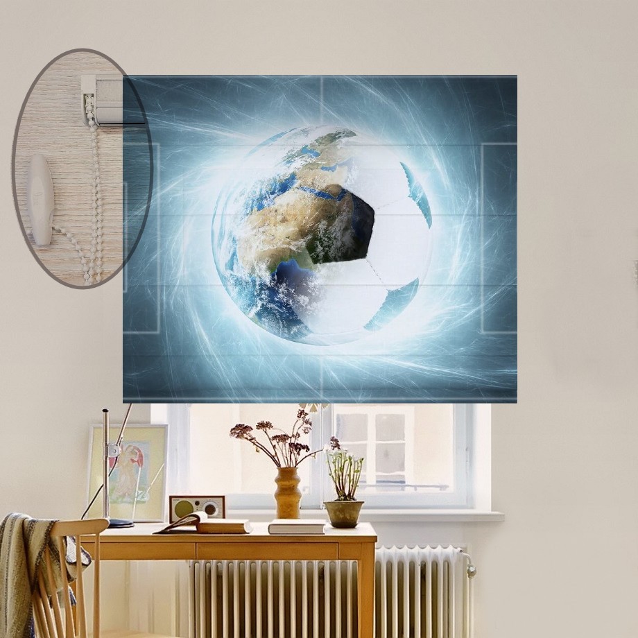 

Римская штора система Lux Coullise InHt Фотопечать Спорт 10-040 Блэкаут 210х170 см