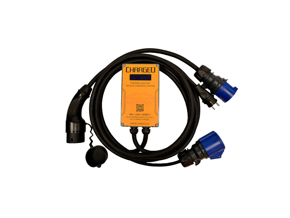 

Зарядная станция ChargeU Pro Wi Fi 40A Type2 Mennekes настенная (64902)