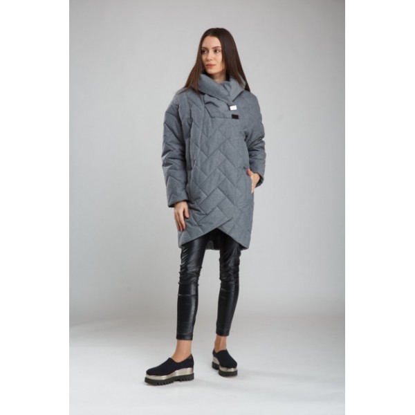 

Куртка женская Alberto Bini  зимняя 6026-5 серая, Куртка женская Alberto Bini 40 зимняя 6026-5 серая