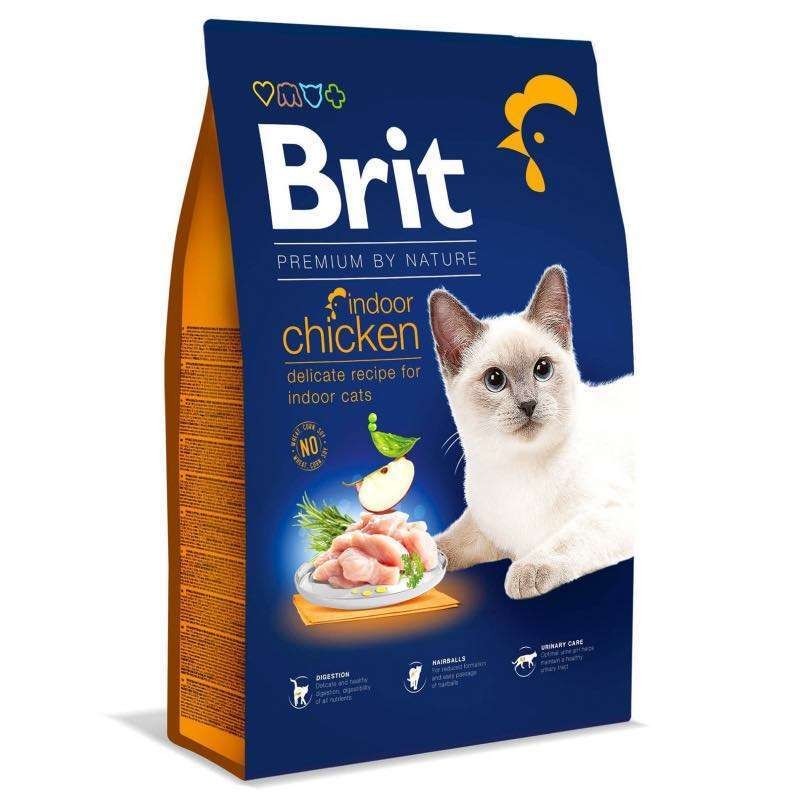 Brit Premium (Брит Премиум) by Nature Cat Indoor Chicken - Сухой корм с ...
