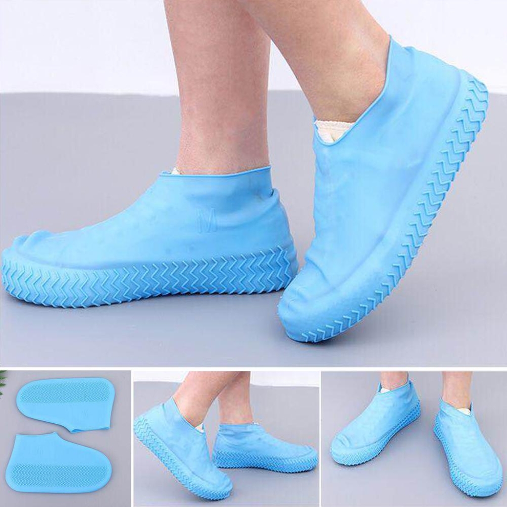 Водонепроницаемые силиконовые бахилы Waterproof Silicone Shoe Cover ...