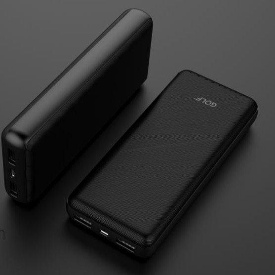 

Павербанк УМБ PowerBank GOLF G44 20000mAh |2USB, 2.1A| Черный