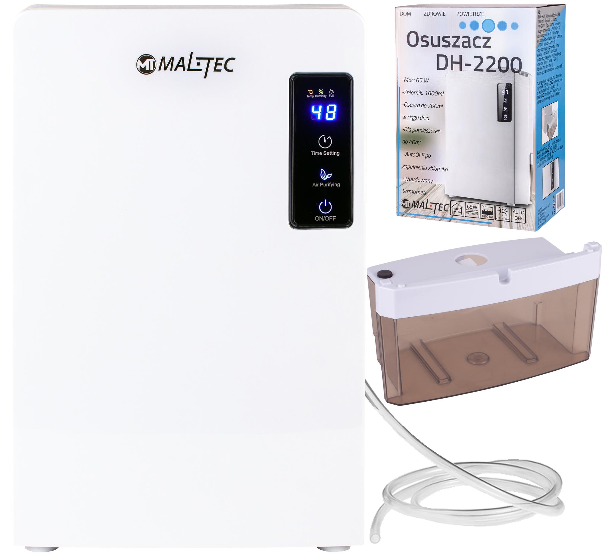 Осушувач повітря Maltec DH-2200 БІЛИЙ – фото, відгуки, характеристики в ...