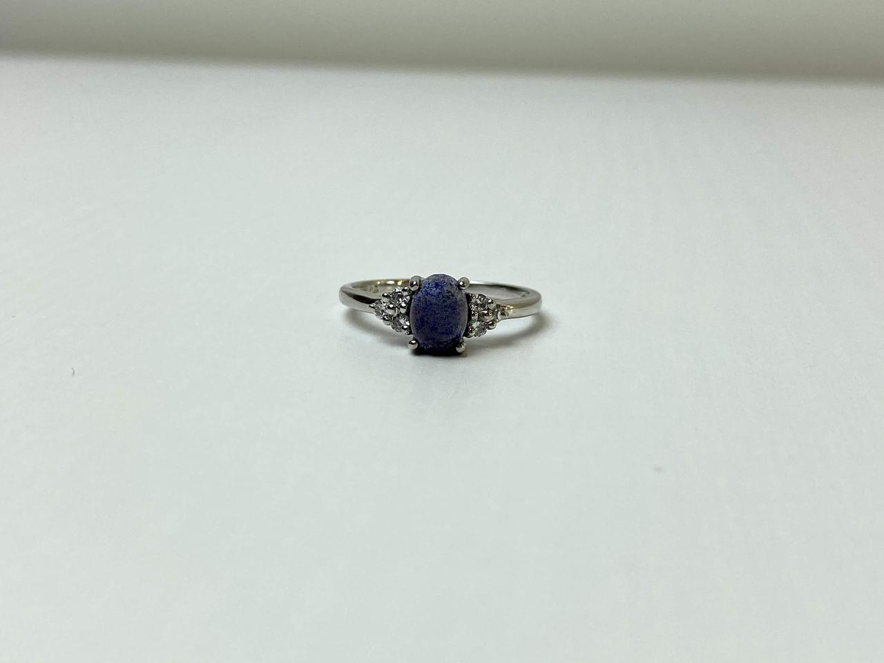 

Серебряное кольцо с Камнем Содалит и Гошенит 0009 Sky Jewelry 17