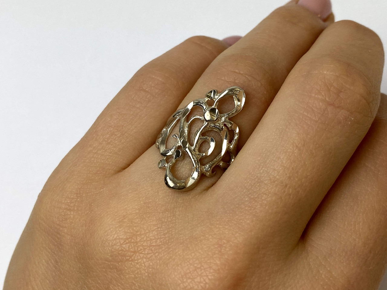 

Серебряное кольцо Восхищение 615 Sky Jewelry 17