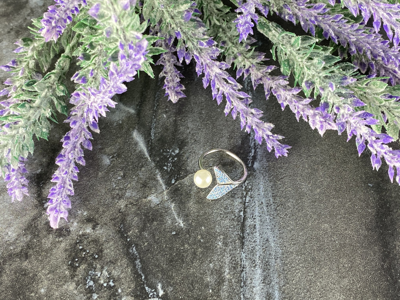 

Серебряное кольцо с Жемчугом и Камнями Аквамарин 9897 Sky Jewelry 17 (655)
