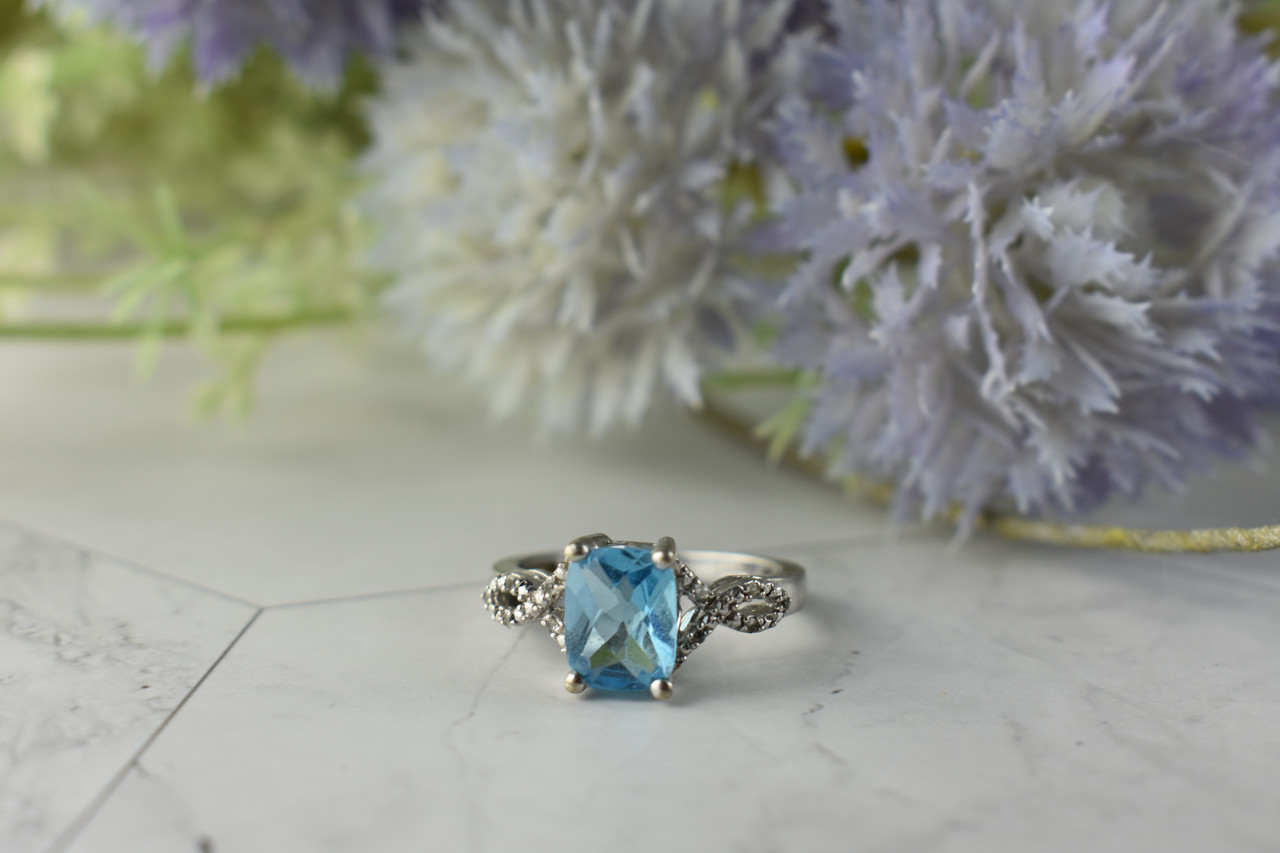 

Кольцо из серебра с Топазом и Кварцем 2625 Sky Jewelry 17,5 (307)