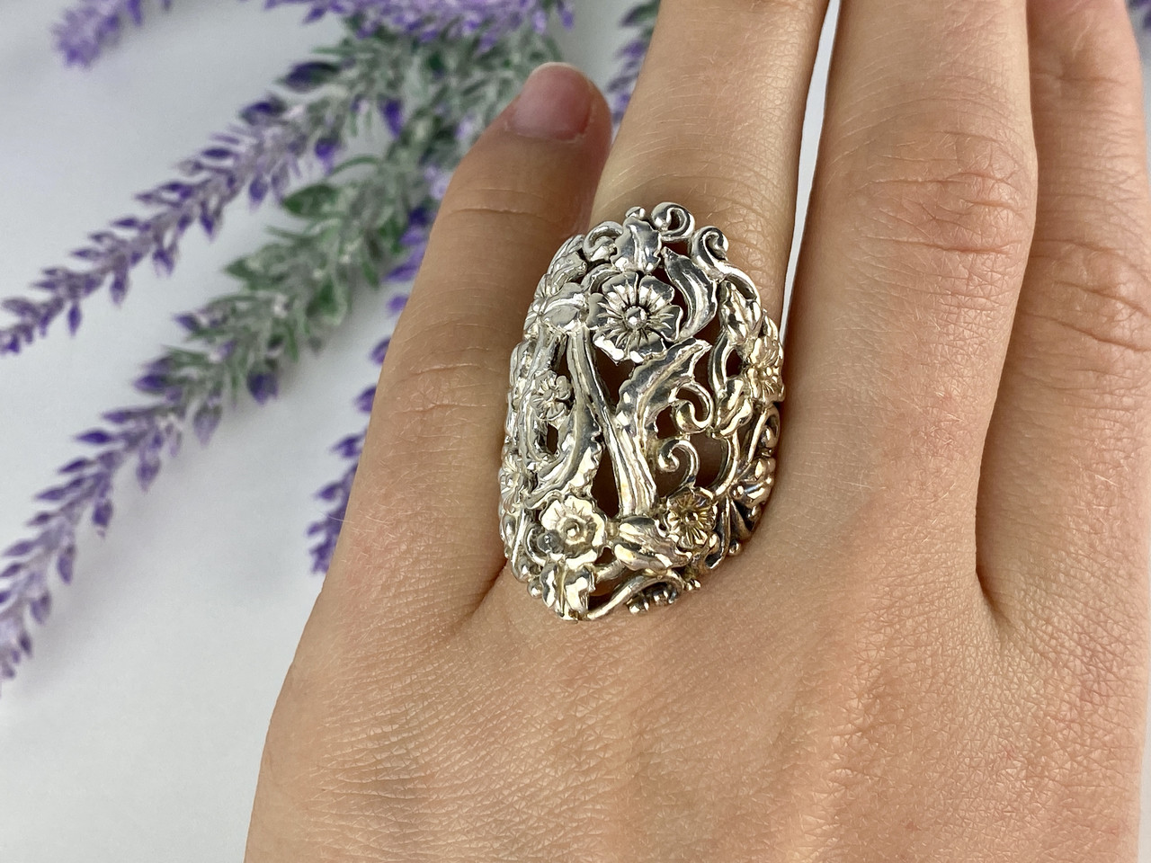 

Кольцо из серебра Винтаж 654 Sky Jewelry 18