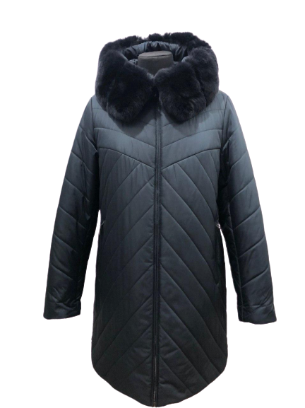 

Куртка женская зимняя TOWMY TM-AI-921  Темно-синяя, Куртка женская зимняя TOWMY TM-AI-921 52 Темно-синяя