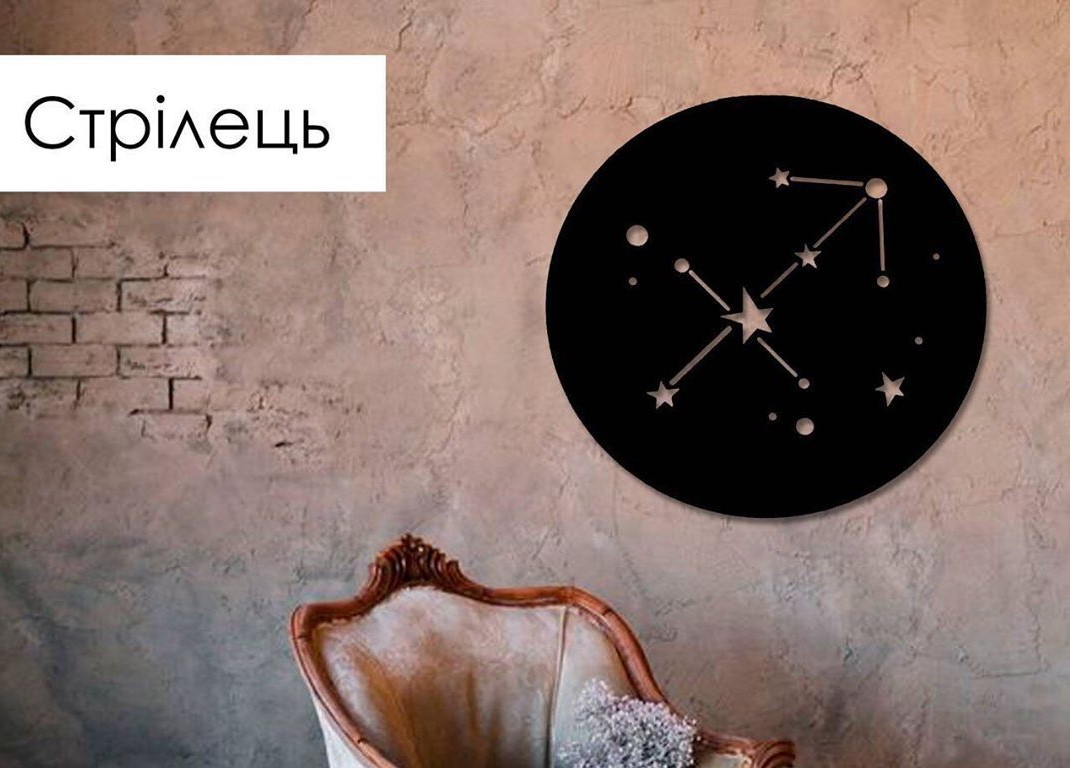 

Декоративная картина из дерева KOS Знак зодиака L 100х100 см декор в интерьер 4