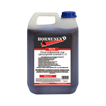 

Пластификатор для тротуарной плитки и бетона 5 л С-3 Hormusend HLV-72