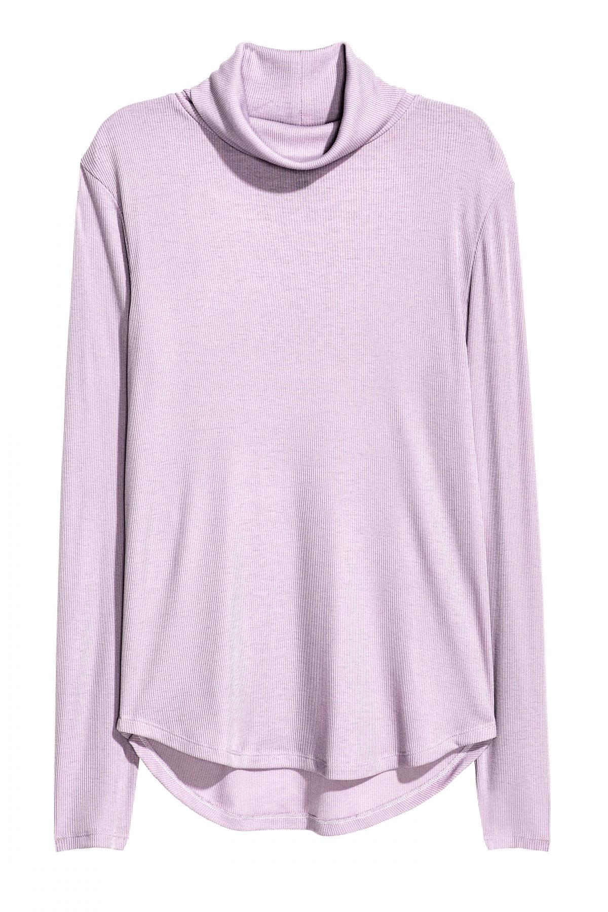 

Трикотажная водолазка H&M s Фиолетовая
