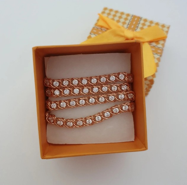 

Серебряная цепь Shkatulka с позолотой Арабский Бисмарк легкий з1803сл-поз-0, размер 55