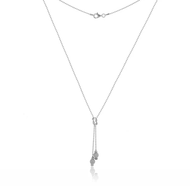 

Серебряное колье Shkatulka с бусинами 946Р 2/45-0