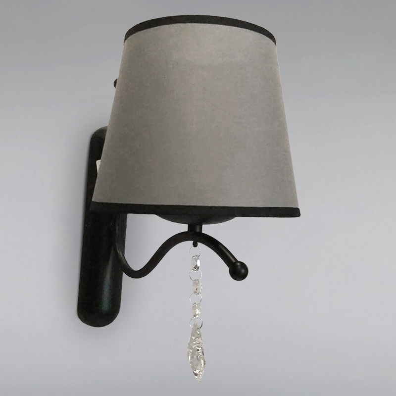 

Бра настенное Light House NM-15140/1W BK+BR черное