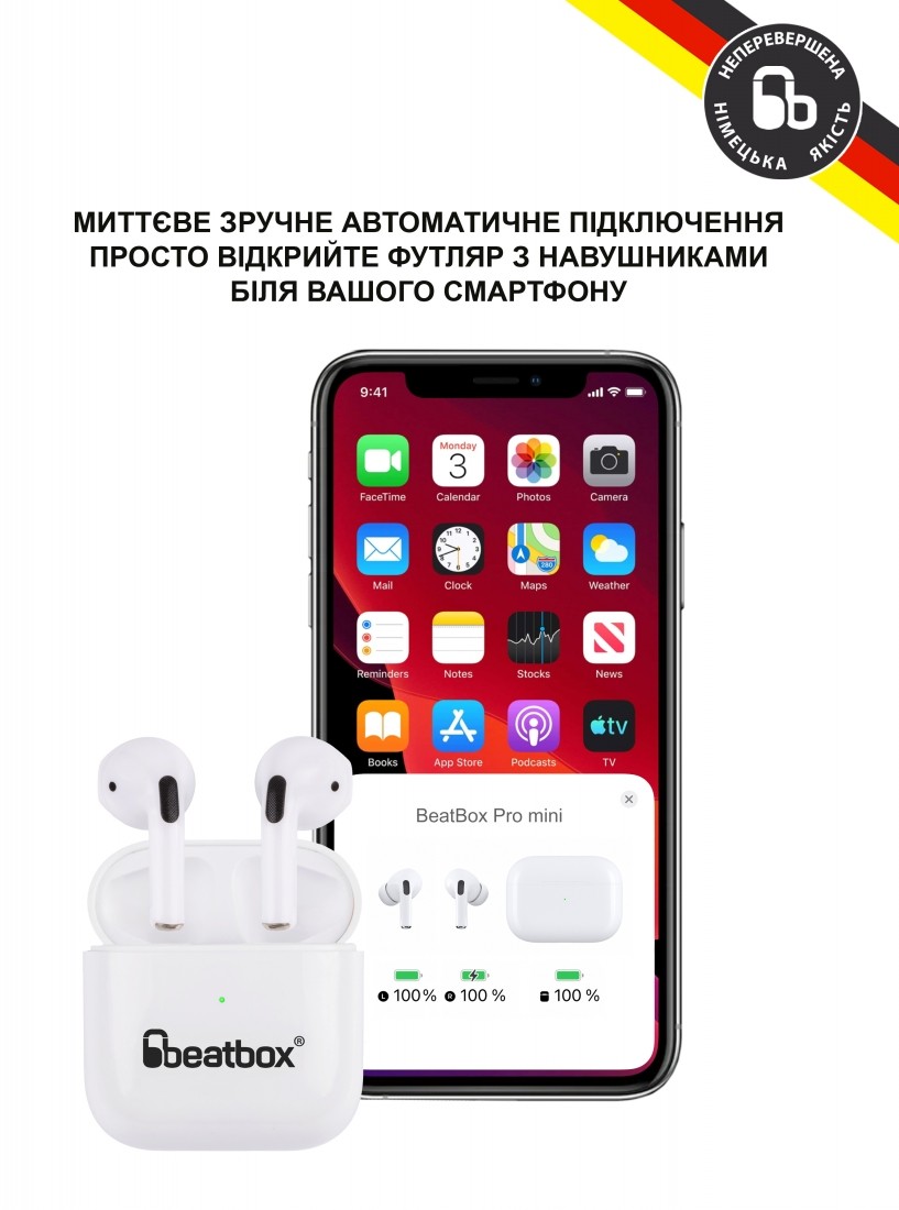 Наушники BeatBox PODS PRO Mini white купить в интернет-магазине ROZETKA -  Наушники BeatBox PODS PRO Mini white от продавца: S.U. по низкой цене в  Киеве, Харькове, Днепре, Одессе, Запорожье, Львове, Украине