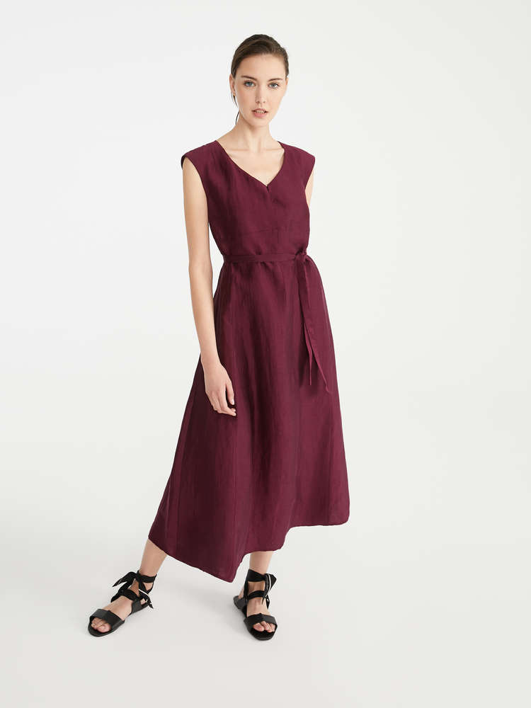 

Платье MaxMara 50 Бордовое 52211891000