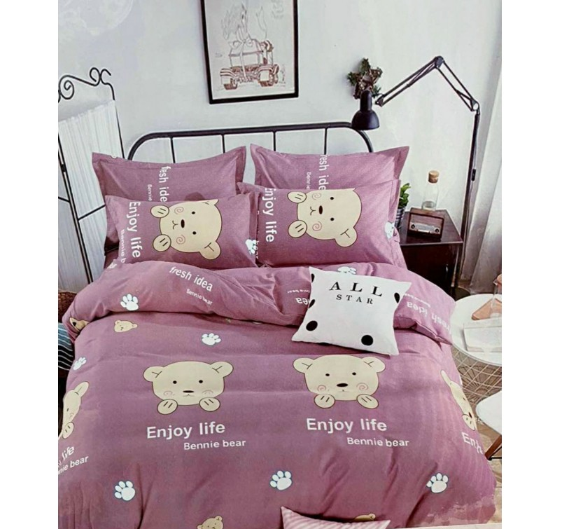 

Комплект постельного белья Donna Race Сатин F1-AB-6-015 брусника 150*200