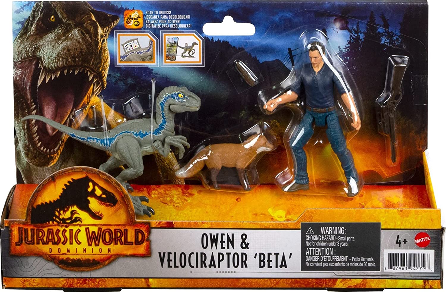 Фигурки Динозавр Велоцираптор Бета и Оуэн Jurassic World Dominion Owen and  Velociraptor Beta Mattel GWM26 – фото, отзывы, характеристики в  интернет-магазине ROZETKA от продавца: ActionToyStore | Купить в Украине:  Киеве, Харькове, Днепре,