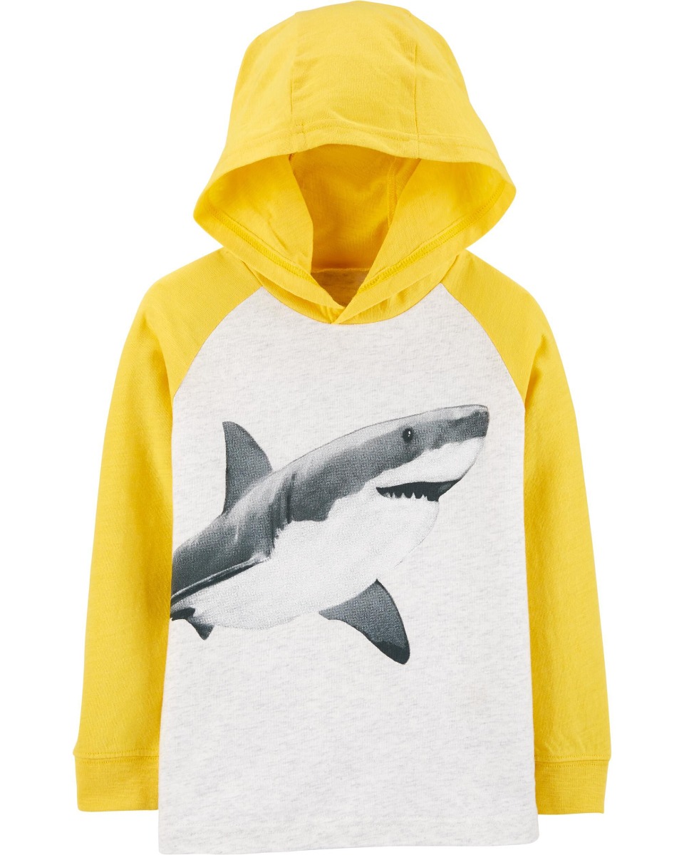 

Кофточка Carters Shark Raglan Pullover Hoodie 78-83 см (размер 18М)