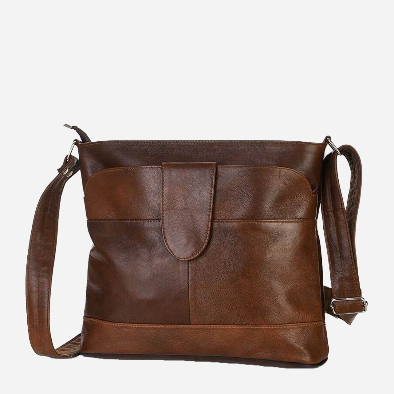 Сумка планшет женская кожаная Fubileather 68143690 Коричневая (68143690 ...