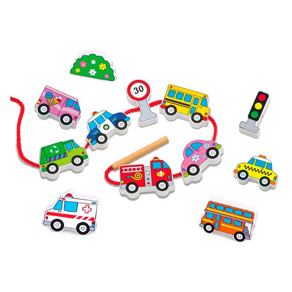 

Шнуровка для детей Viga Toys 'Автотранспорт' (59851)