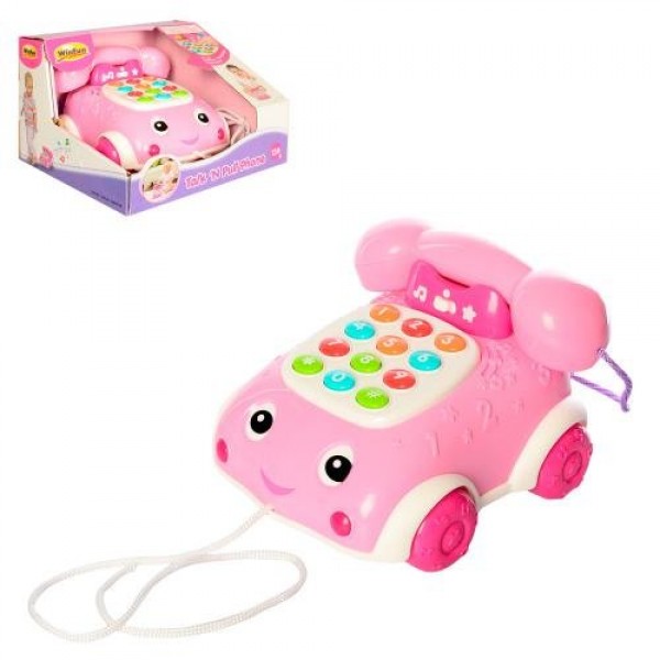 

Каталка телефон WinFun розовая 0663G-NL