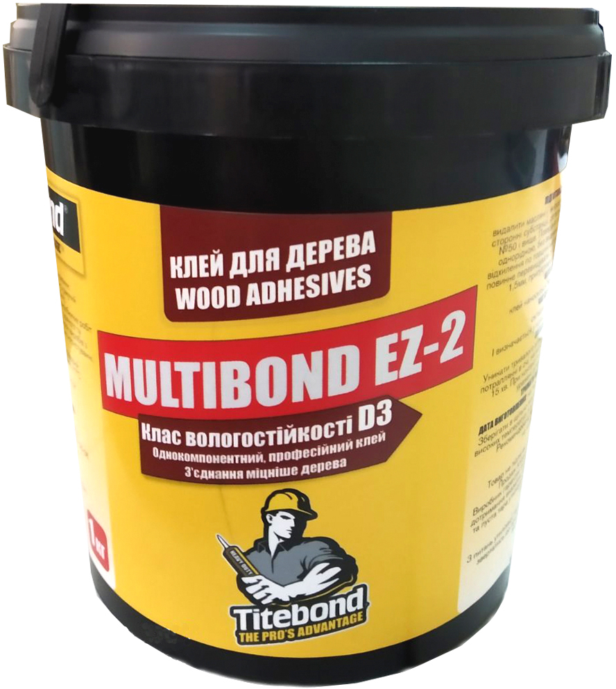 Клей для дерева D-3 Titebond Multibond EZ-ІІ 5 кг Прозрачный (ТВ ...