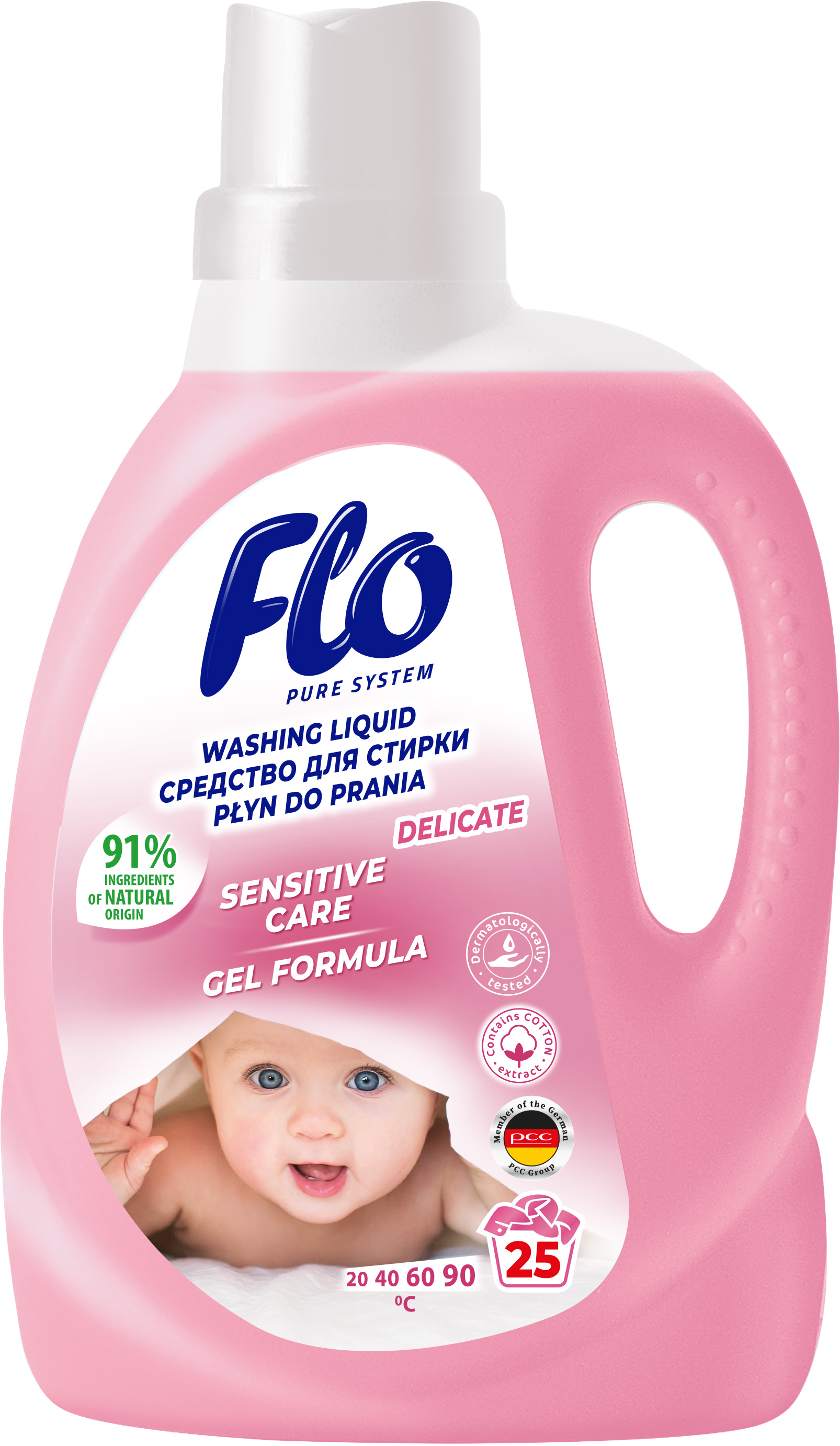 Гель для стирки деликатных вещей Flo Delicate 1 л (5900948241372 ...
