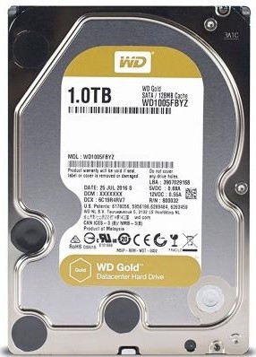 

Жесткий диск 3.5" 1Tb Western Digital Gold, SATA3, 128Mb, 7200 rpm (WD1005FBYZ)