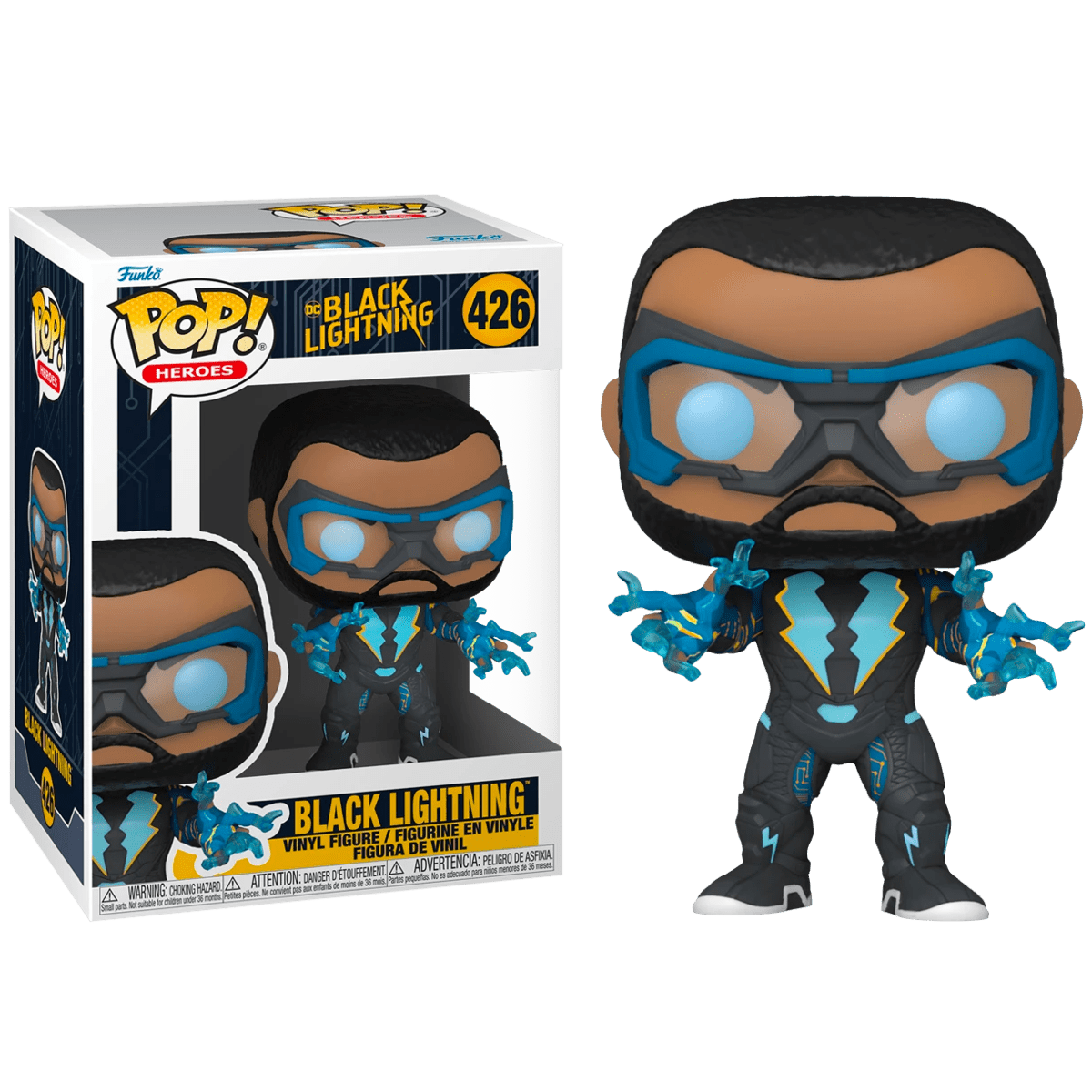 Фигурка Funko Pop Фанко Поп ДС Черная Молния DC Black Lightning Black  Lightning 10 см DC BL BL 426 – фото, отзывы, характеристики в  интернет-магазине ROZETKA от продавца: Heo | Купить в