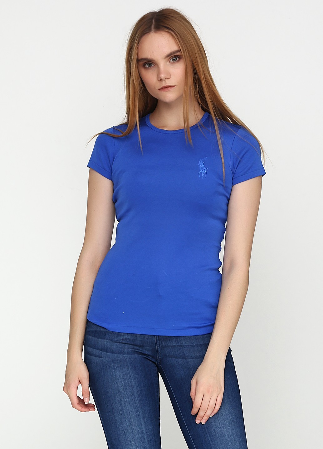 

Женская футболка RALPH LAUREN  синяя 2103090, Женская футболка RALPH LAUREN XS синяя 2103090
