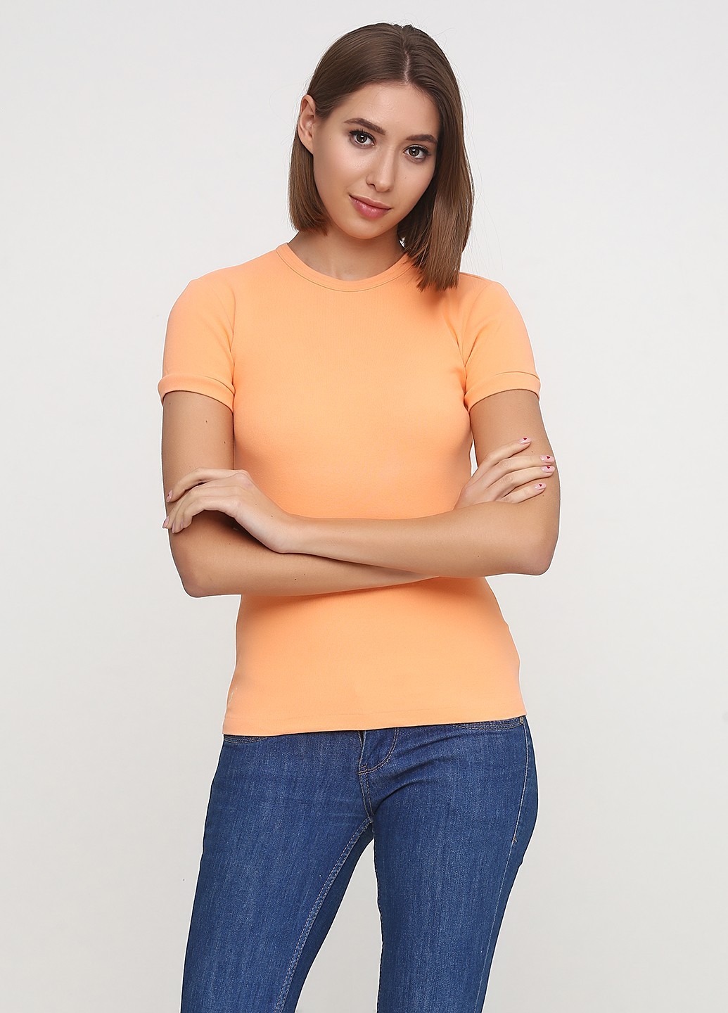 

Женская футболка RALPH LAUREN S бледно оранжевая 2104937