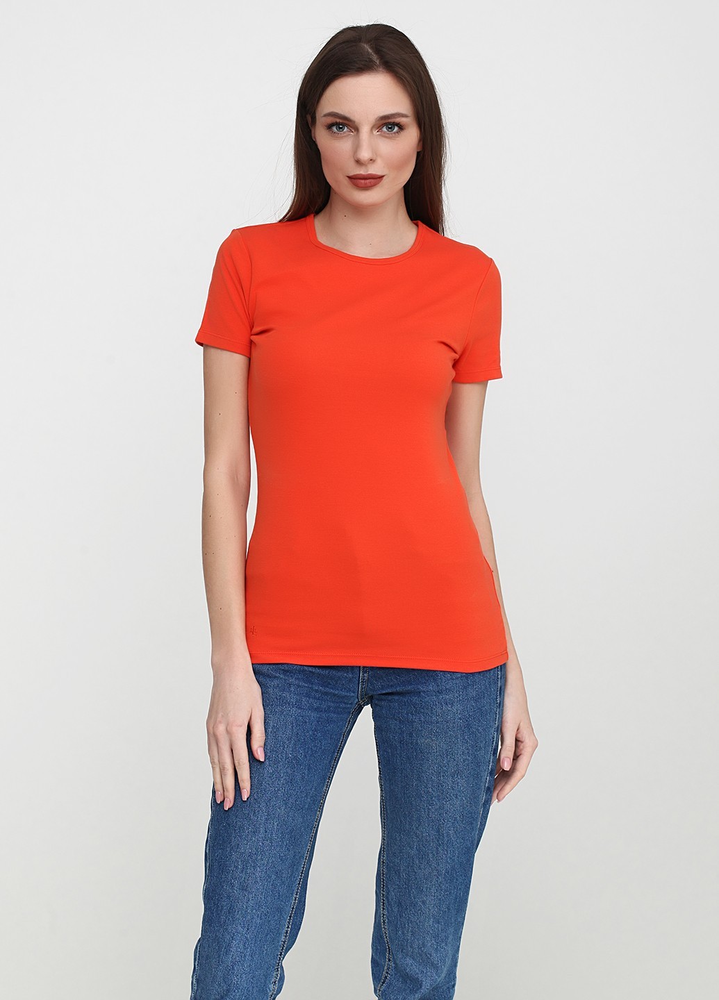 

Женская футболка RALPH LAUREN S оранжевая 2106655