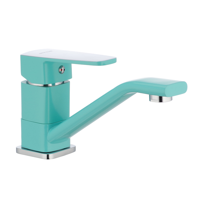 

Смеситель для кухни MIXXUS MISSOURI 555 (излив 15 см) бирюзовый (ST3671)