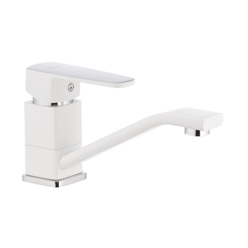 

Смеситель для кухни MIXXUS MISSOURI 555 (излив 15 см) белый (ST3778)