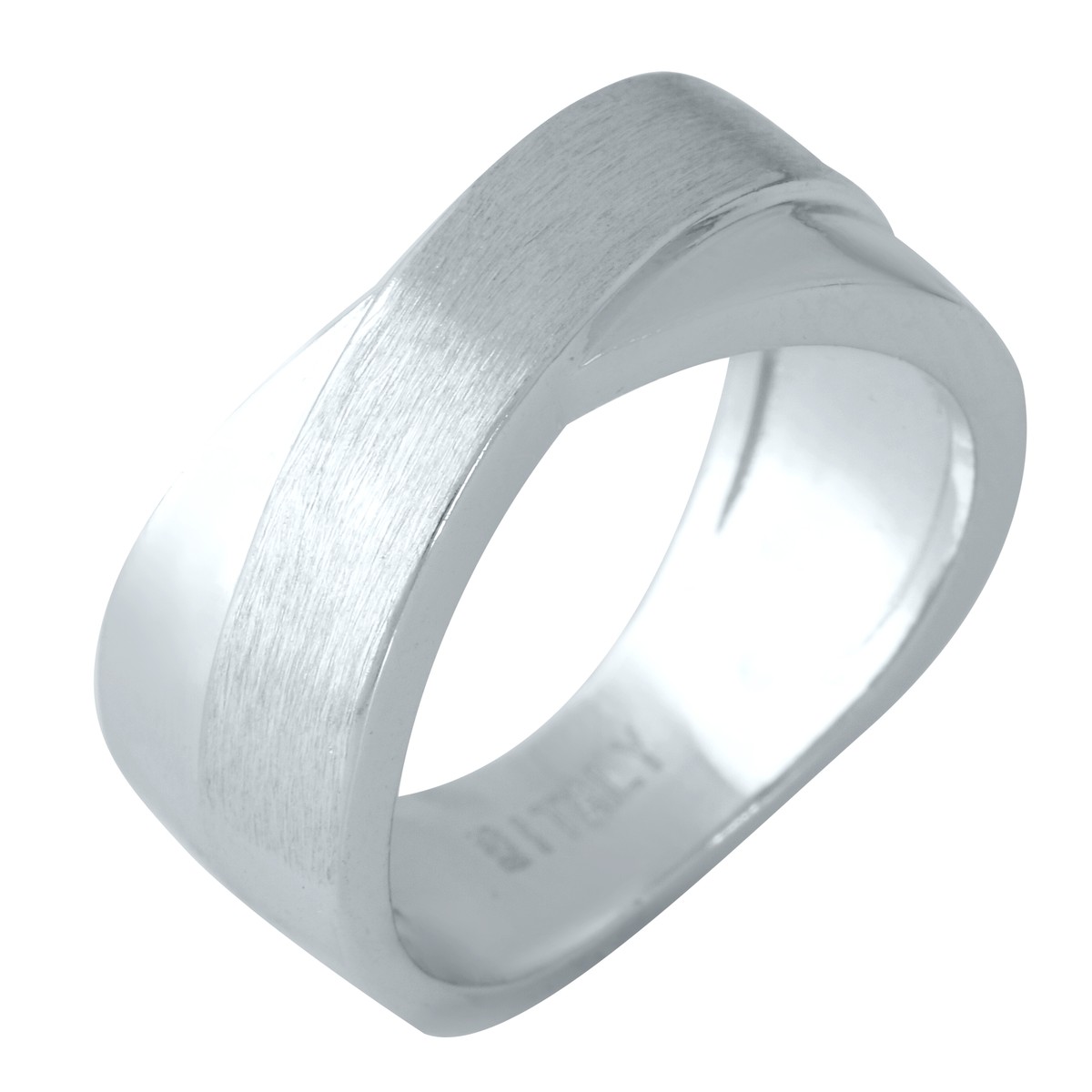 

Серебряное кольцо LAMIA без камней 16 размер