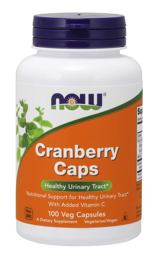 

Специальный продукт NOW Cranberry Caps Veg Capsules 100 капсул (4384302769)