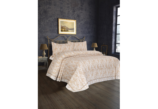 

Покрывало Tropik Home Pandora Bamboo Bej 1228-5 240x260 Бежевый