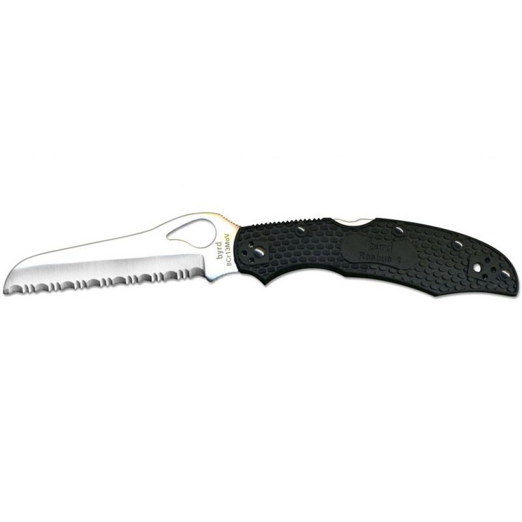 

Нож Spyderco Byrd Large Rescue 2, серрейтор (BY17SBK2)