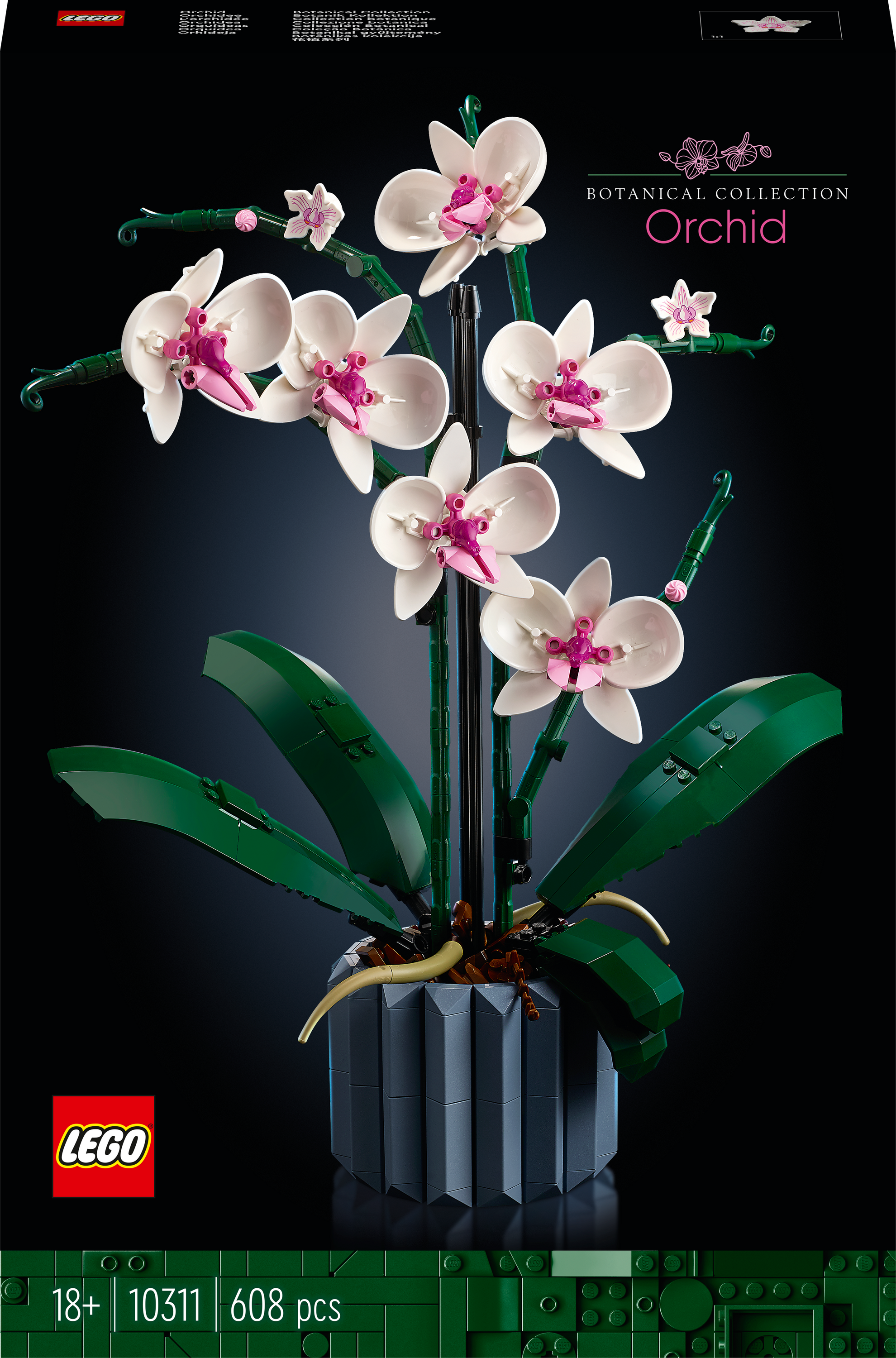 Конструктор LEGO Botanicals Орхидея 608 деталей (10311) – игрушки
