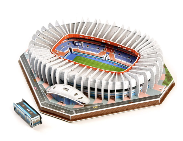 

Стадион Пари Сен-Жермен. Огромные 3D пазлы "Parc des Princes" Трехмерный конструктор-головоломка.