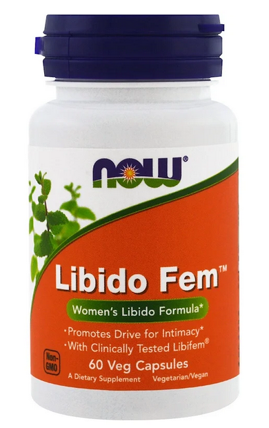 

Витамины и минералы для женщин NOW Foods Libido FEM - 60 веган капс